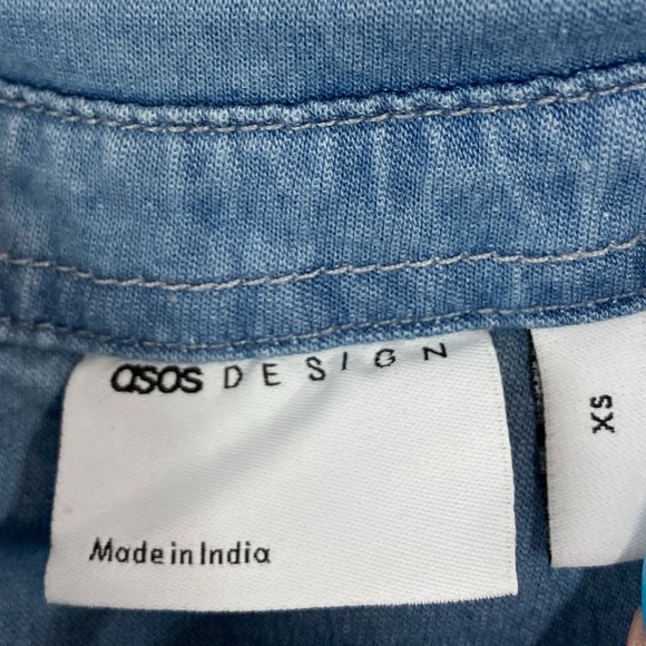 ASOS Dark Future Brushed Flannel Slim Denim - Picture 7 of 8